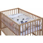 Scarlett postýlka Tiko bílá s kompletní béžovou výbavou 120 x 60 cm – Zbozi.Blesk.cz