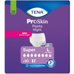 Tena Pants Night Super kalhotky absorpční natahovací L 10 ks – Zboží Dáma