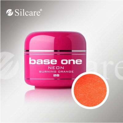 Silcare Base One neonový UV gel 11 Dark ORANGE 5 g – Zbozi.Blesk.cz