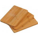Kesper Sada tří prkének z bambusu, 22cm x 14cm x 1cm – Zboží Mobilmania