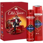 Old Spice Captain SG 250 ml + sprej 150 ml dárková sada – Zboží Dáma