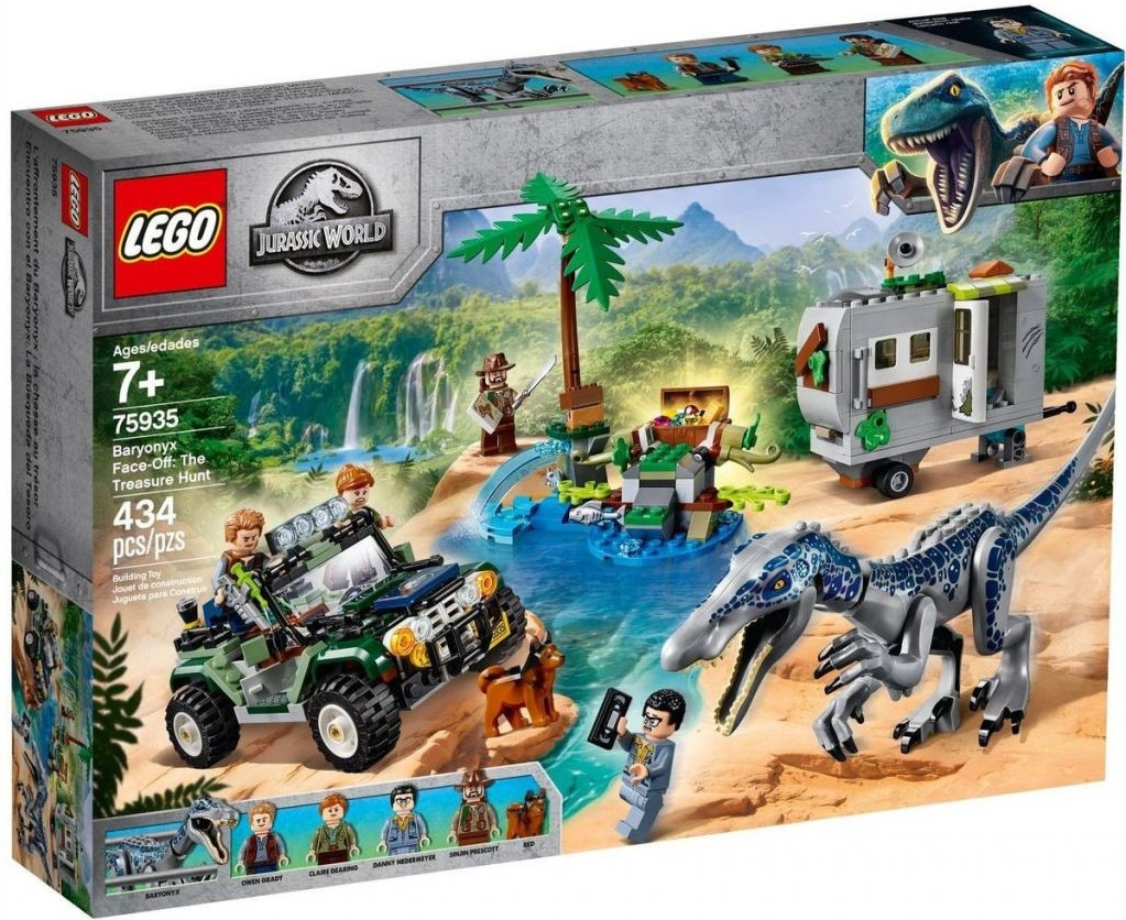 LEGO® Jurassic World 75935 Setkání s Baryonyxem: Hon za pokladem