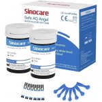 Sinocare Safe AQ Angel Set 50 náhradních proužků + 50 lancet – Zboží Mobilmania