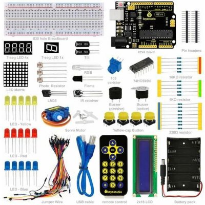 Keyestudio Arduino startovací sada s Uno R3 pro Arduino začátečníka – Sleviste.cz