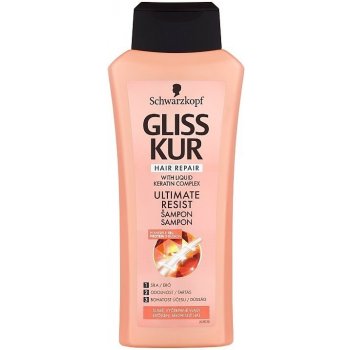 Gliss Kur Ultimate Resist šampon pro slabé vyčerpané vlasy 400 ml