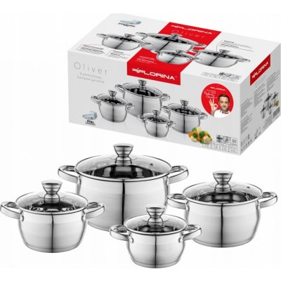 Florina Sada hrnců Oliver nerez 8 ks – Hledejceny.cz