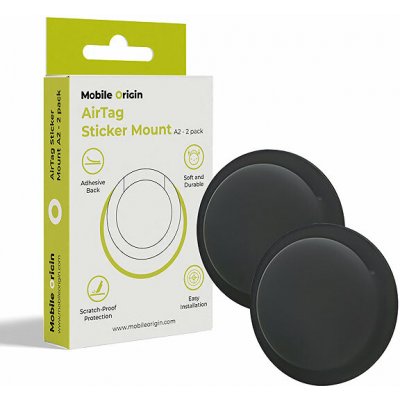 Mobile Origin AirTag Sticker Mount A2 (2 ks) (MO-ATS-BLK) černé – Zboží Živě