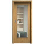 Sapeli Elegant Komfort M40 posuvné dub natur 90 x 197 cm Čiré sklo – Hledejceny.cz