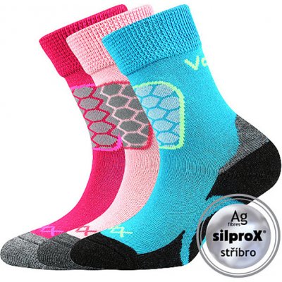 Voxx Solaxik Dětské outdoorové ponožky 3 páry mix B holka
