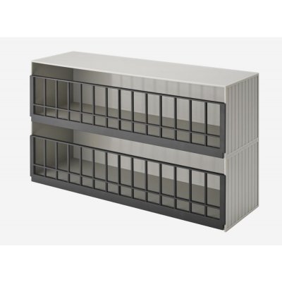 Yamazaki Úložný box Tower 5808 šedý – Sleviste.cz