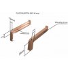 DEOKORK Plastové krytky pro obě strany NOS 40 x 225 mm - Bronz ELOX C33