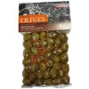 Tapas, předkrm a specialita Ilida Olivy zelené s chilli papričkami a oregánem 250 g