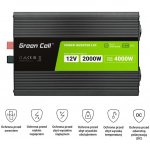 Green Cell PowerInverter LCD 12 V 2000W/40000W čistá sinusoida | Zboží Auto