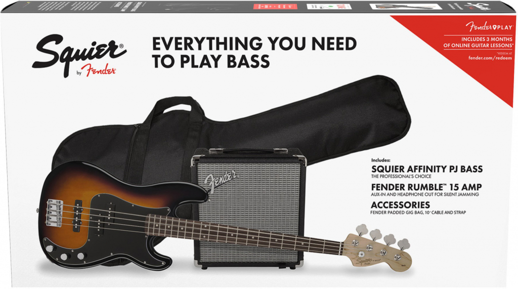 Fender Squier Affinity Series Precision Bass PJ Pack IL od 5 990 Kč -  Heureka.cz