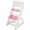 Dětský stoleček s židličkou Hajdalánek rostoucí židle Maja bílá růžová