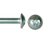 Šroub půlk. hl. s límcem (okrasný) kříž ZB, DIN 967 - M8x30 – Hledejceny.cz