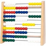 Goki Počítadlo se 100 dřevěnými perličkami a kovovými drátky 2 ks – Zboží Mobilmania