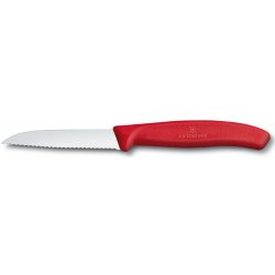 Victorinox Nůž na zeleninu vlnkované ostří červený 6.7636.L 115 8 cm