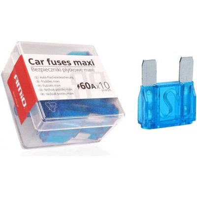 AMIO autopojistky MAXI pouzdro 10ks 60A – Hledejceny.cz