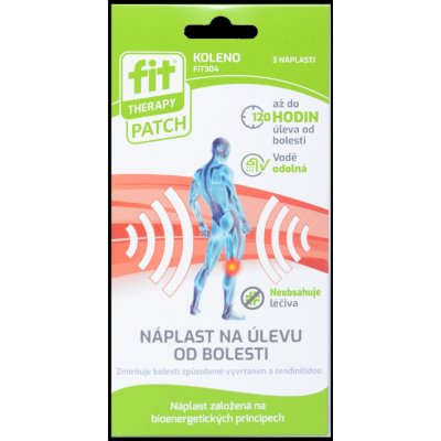 FIT Therapy Náplast na úlevu od bolesti koleno 3 ks – Hledejceny.cz