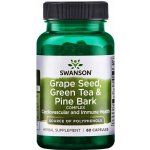 Swanson Grape Seed Green Tea & Pine Bark 60 kapslí – Hledejceny.cz