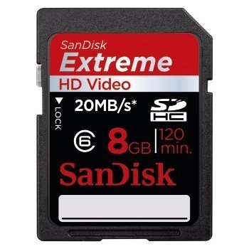 SanDisk SDHC class 10 8 GB SDSDX-008G-X46