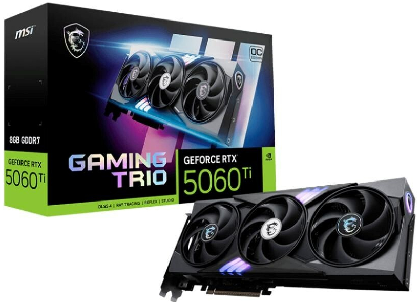 MSI GeForce RTX 5060 Ti 8G GAMING TRIO OC