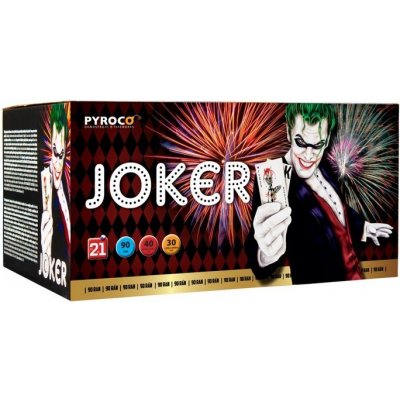 Joker kompaktní ohňostroj 90 ran 20-25 mm – Hledejceny.cz