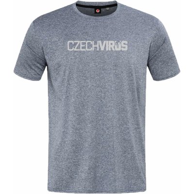 Czech Virus pánské sportovní tričko Recycled šedé – Sleviste.cz