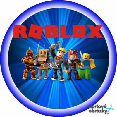 Jedlý tisk ROBLOX ● materiál: JEDLÝ PAPÍR Ⓜ️, ● velikost: průměr 7 cm ☝ – Hledejceny.cz