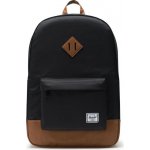 Herschel heritage black tan synthetic leather 21,5 l – Zboží Mobilmania