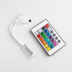 ECOLIGHT Ovladač pro RGB LED pásky, dálkové ovládání IR24 6A EC79456 – Zboží Mobilmania