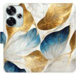 iSaprio - GoldBlue Leaves - Poco F6 – Zboží Živě