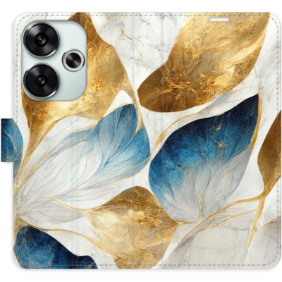 iSaprio - GoldBlue Leaves - Poco F6 – Zboží Živě