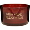 Svíčka My Flame Lifestyle My Flame Candles – Warm Wishes Holiday Kisses winter wood 426 g