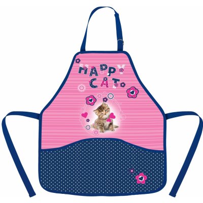 Zástěra na výtvarnou výchovu KARTON P+P Kočka – Zbozi.Blesk.cz