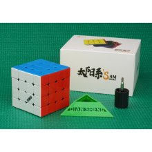 Rubikova kostka 4x4x4 Diansheng Solar S4 Magnetic 6 COLORS černá