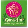 Čokoláda Willie's Cacao Ginger Lime 70%, 50 g