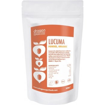 Dragon superfoods Lucuma prášek 200 g Bio Raw