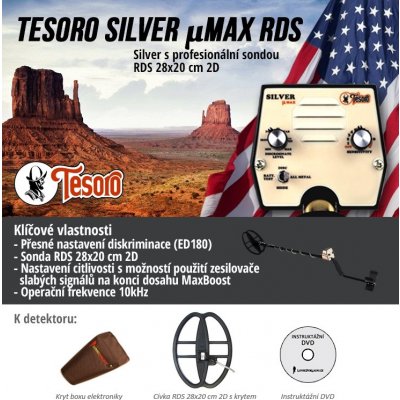 Tesoro Silver µMax RDS – Hledejceny.cz