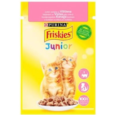 Friskies Junior kuřecí ve šťávě 85 g – Zboží Mobilmania