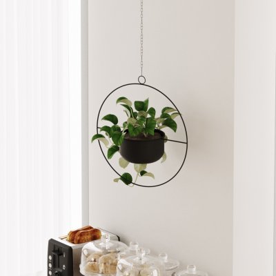 ASIR Stojan na květináč PAYANDA černý závěsný – Hledejceny.cz