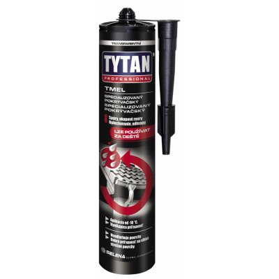 TYTAN special.pokrývačský tmel 310ml transparentní – HobbyKompas.cz