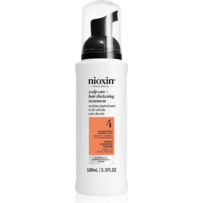 Nioxin System 4 Scalp + Hair Thickening Treatment kúra pro výrazně řídnoucí, jemné a chemicky ošetřené vlasy 100 ml – Hledejceny.cz