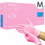 Mercator Nitrilové rukavice nepudrované růžové pink 100 ks – Zboží Mobilmania