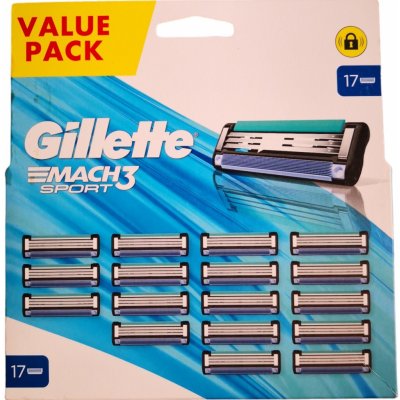 Gillette Mach3 Sport 17 ks – Zboží Mobilmania