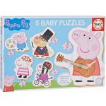EDUCA Baby Prasátko Peppa 2 5v1 3-5 dílků – Zboží Dáma