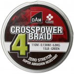 DAM šňůra Crosspower 4-Braid Green 150m 0,15mm 8,1kg – Zbozi.Blesk.cz