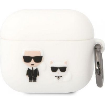 Karl Lagerfeld and Choupette Liquid Silicone Apple AirPods 3 KLACA3SILKCW