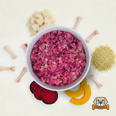 Krmimmasem.cz Treska a kuře komplet s jáhly a zeleninou 1 kg – Hledejceny.cz